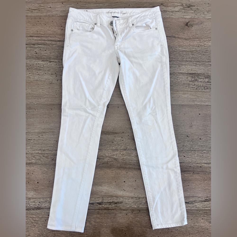 American Eagle White Skinny jean
